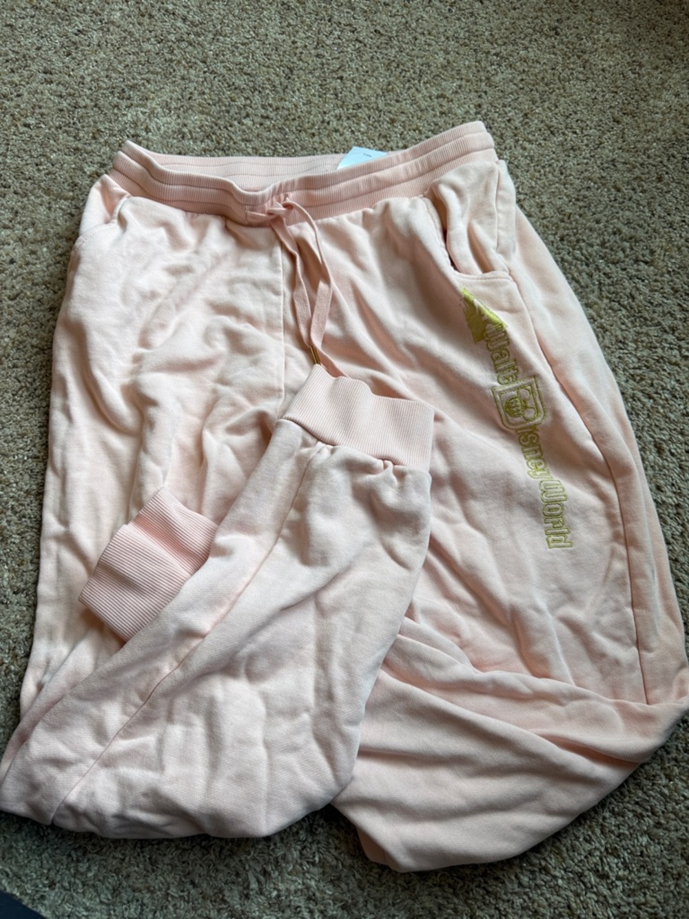 Disney Peach-Pink Hoodie with Branded Tag